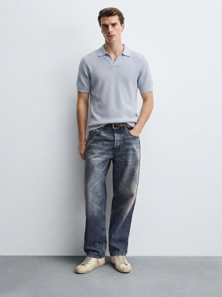 VIRALES TEXTURED POLO