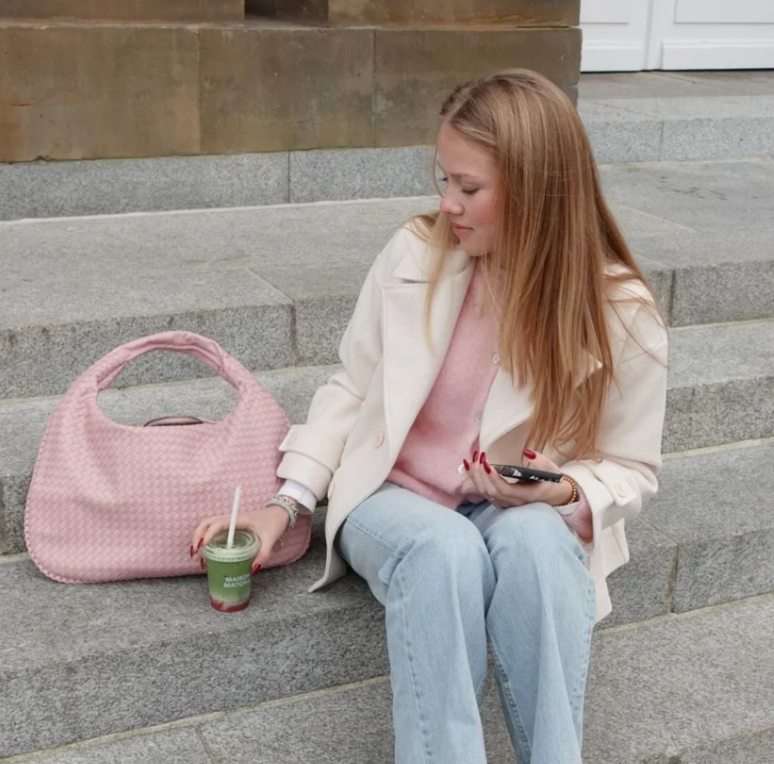 FIRENZE WOVEN SHELL BAG