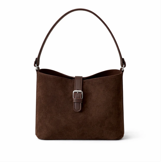 SIENA BUCKLE SUEDE BAG