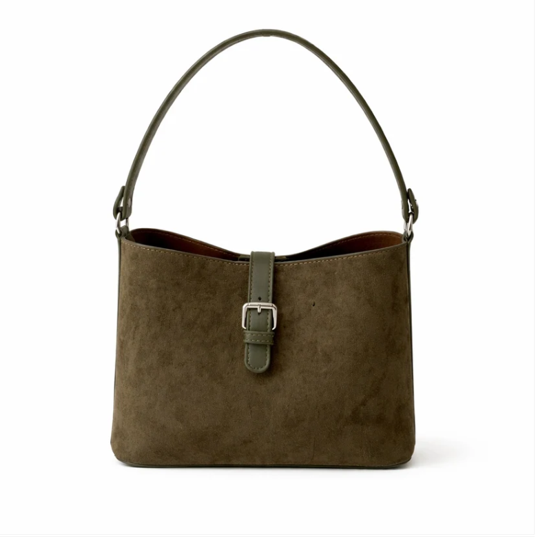 SIENA BUCKLE SUEDE BAG
