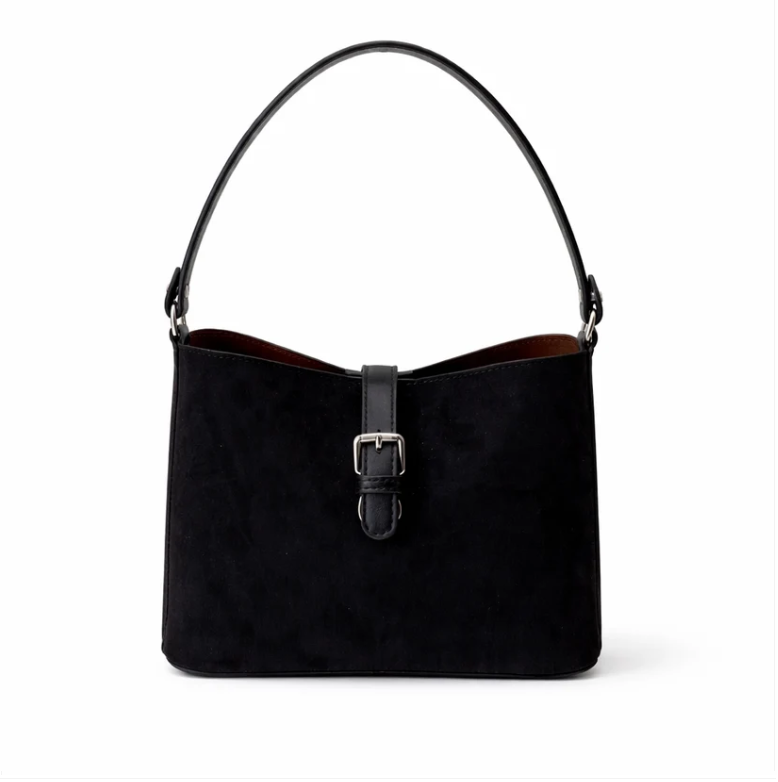 SIENA BUCKLE SUEDE BAG