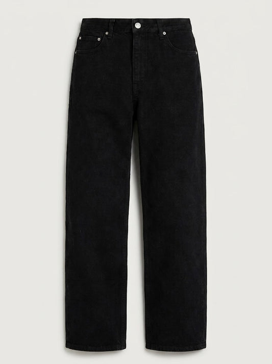 PITCH BLACK STRAIGHT LEG JEANS