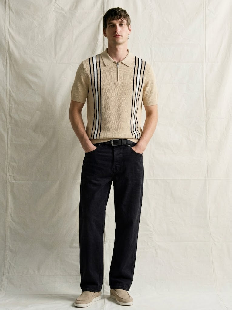 PITCH BLACK STRAIGHT LEG JEANS