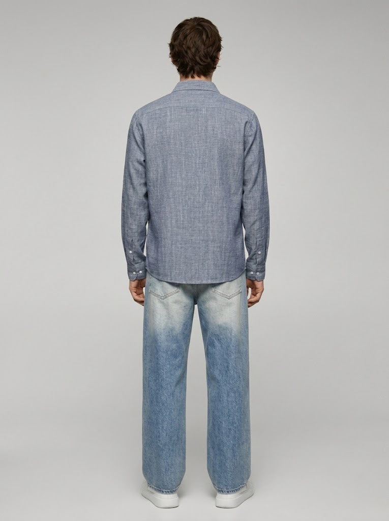 TEXTURED MILANO HEMD