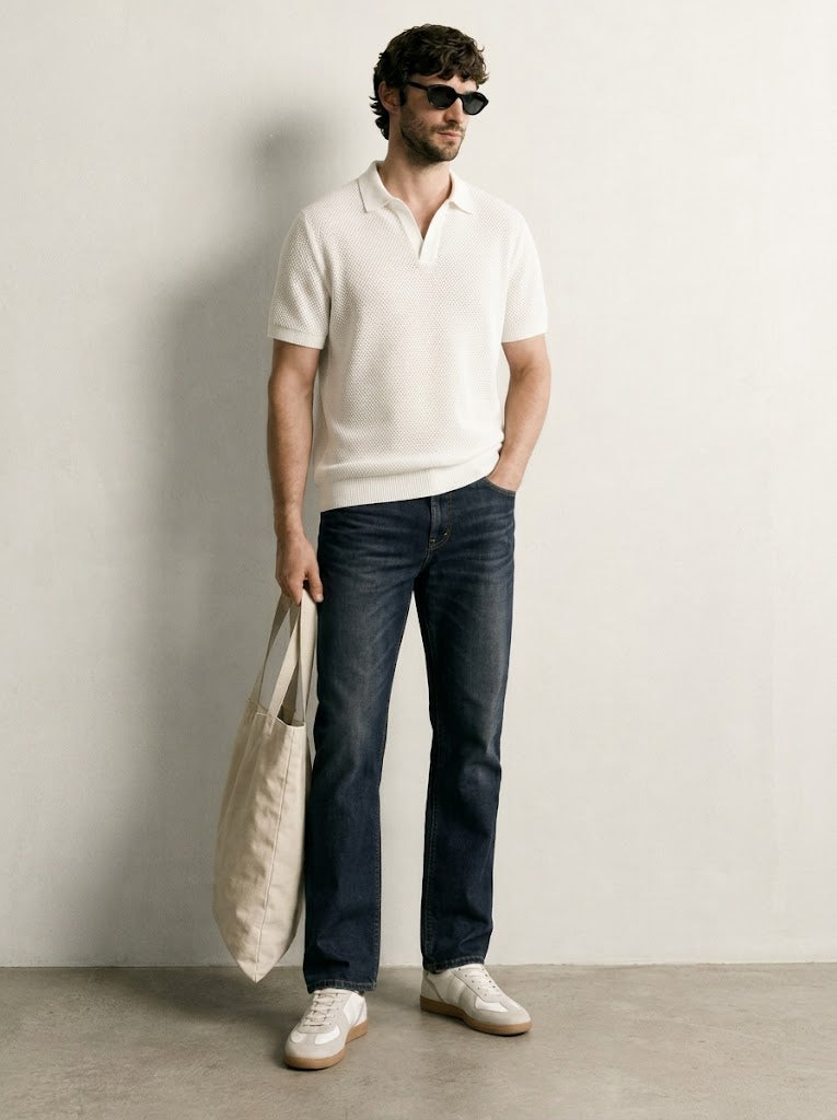 VIRALES TEXTURED POLO