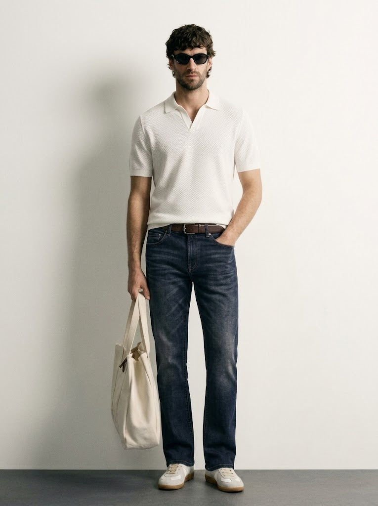 VIRALES TEXTURED POLO