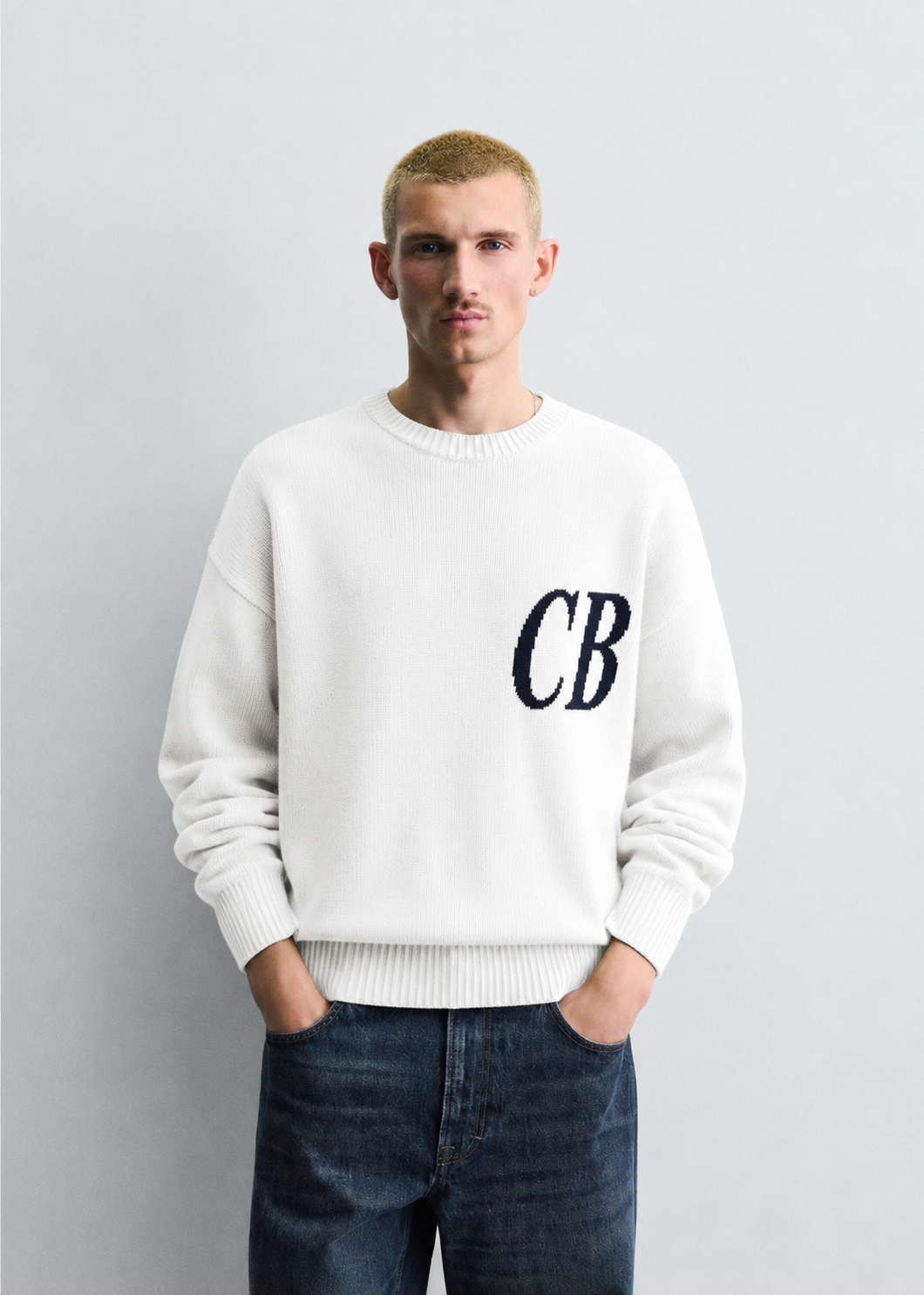 CENTRAL BACK KNIT PULLOVER
