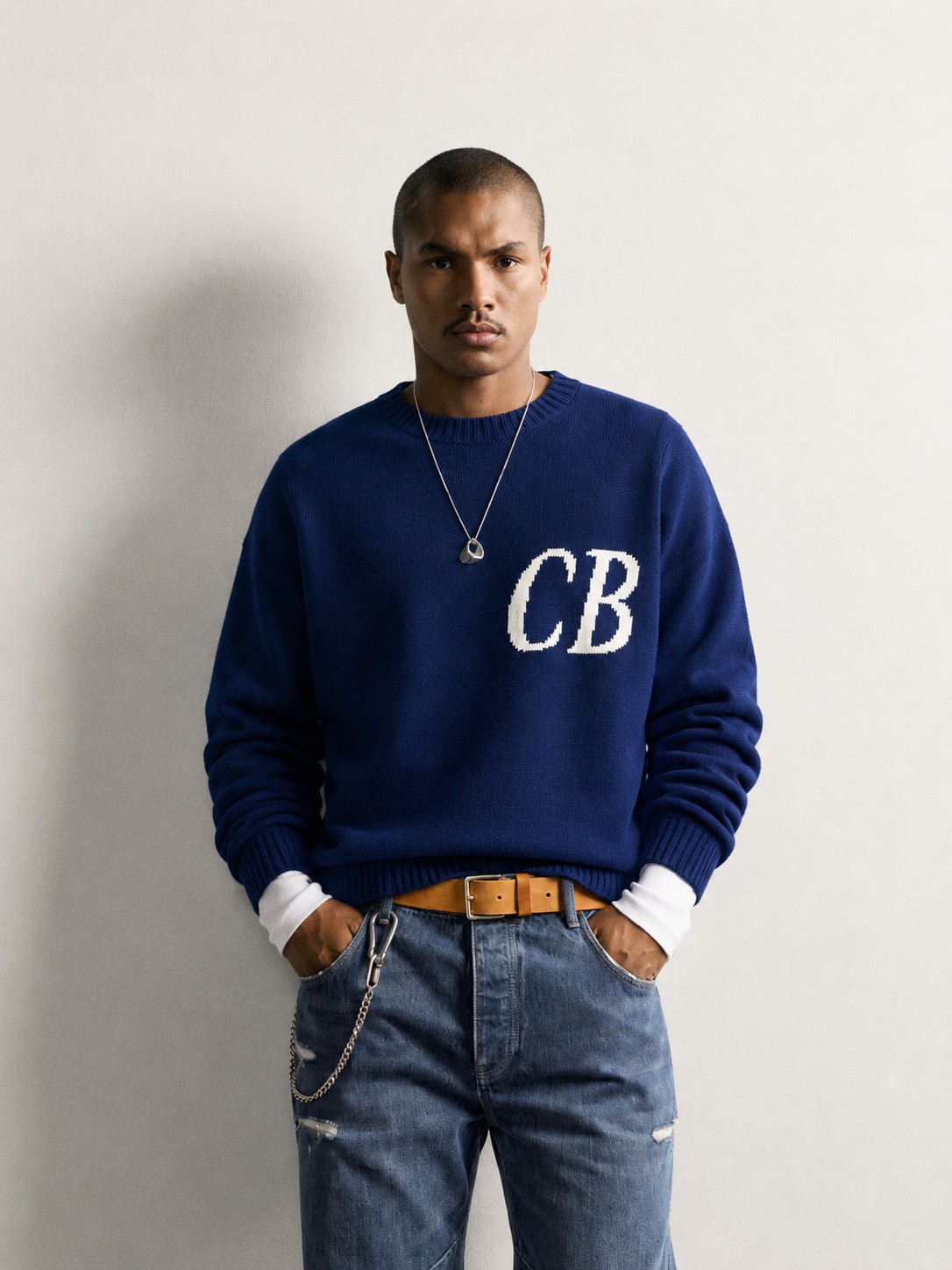 CENTRAL BACK KNIT PULLOVER