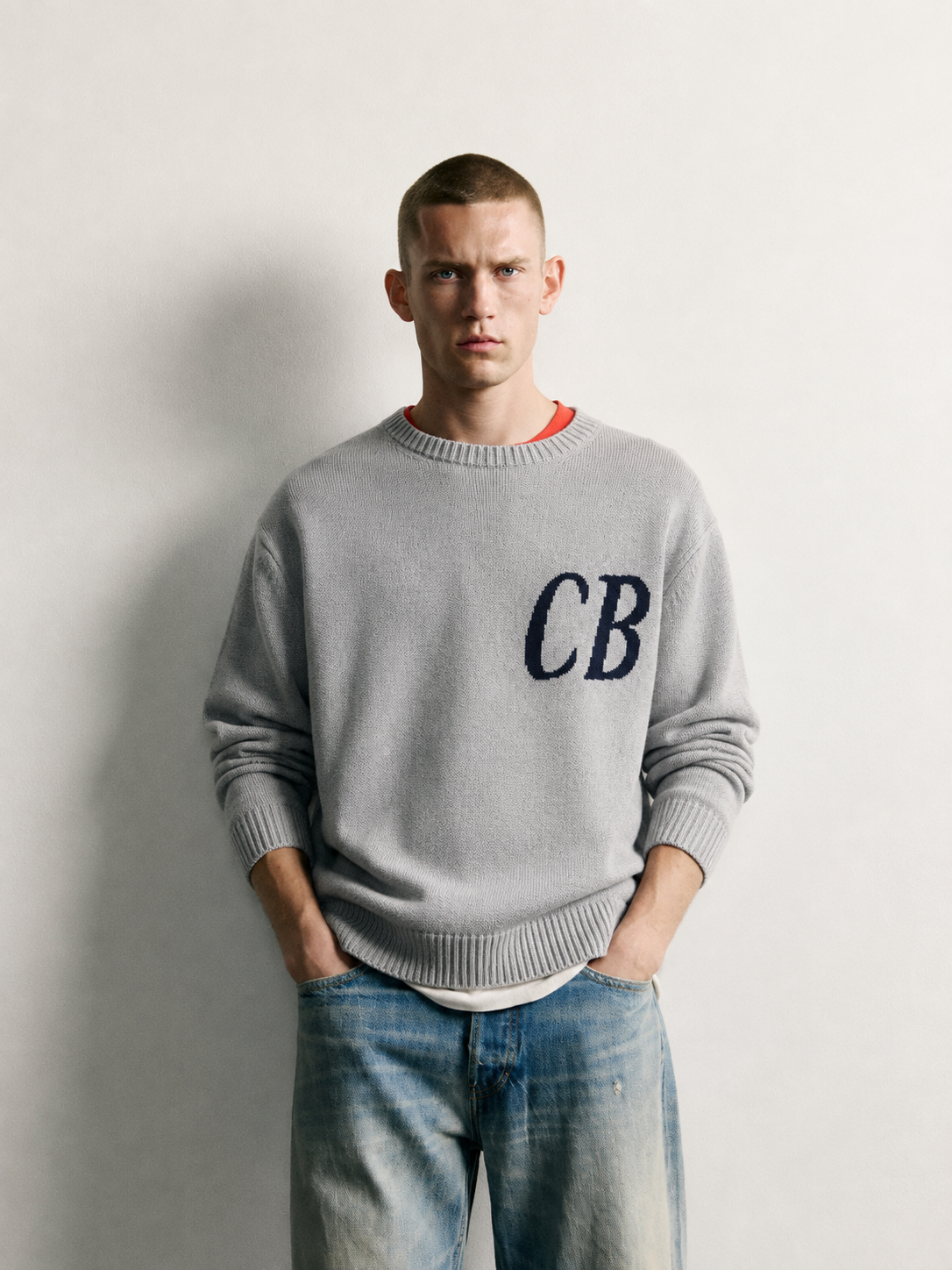 CENTRAL BACK KNIT PULLOVER