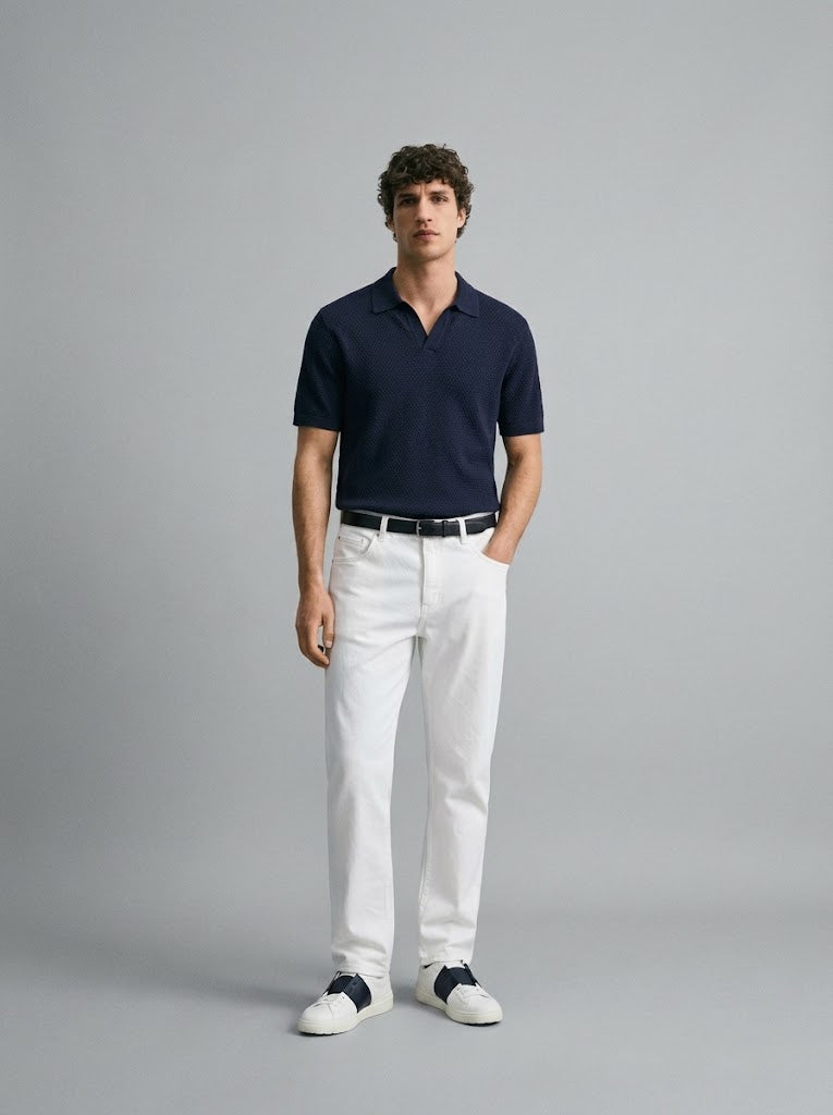VIRALES TEXTURED POLO