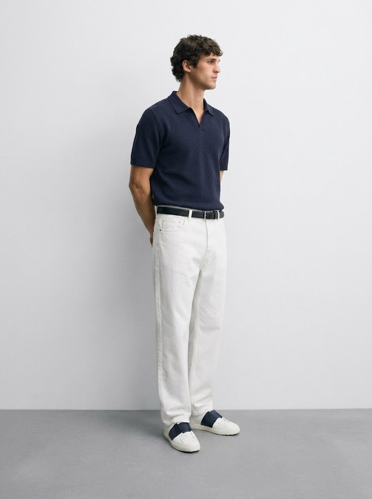 VIRALES TEXTURED POLO