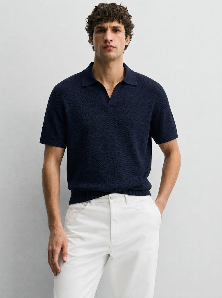 VIRALES TEXTURED POLO
