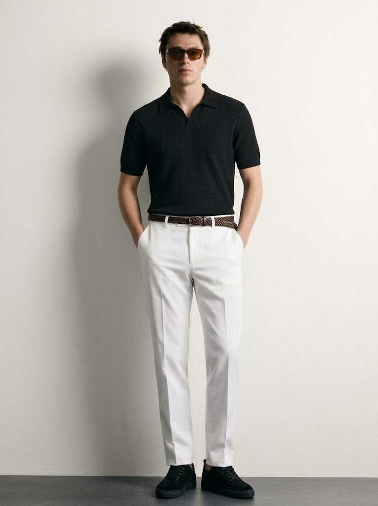 VIRALES TEXTURED POLO