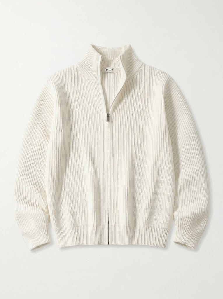 MILANO RIBBED ZIP KNIT